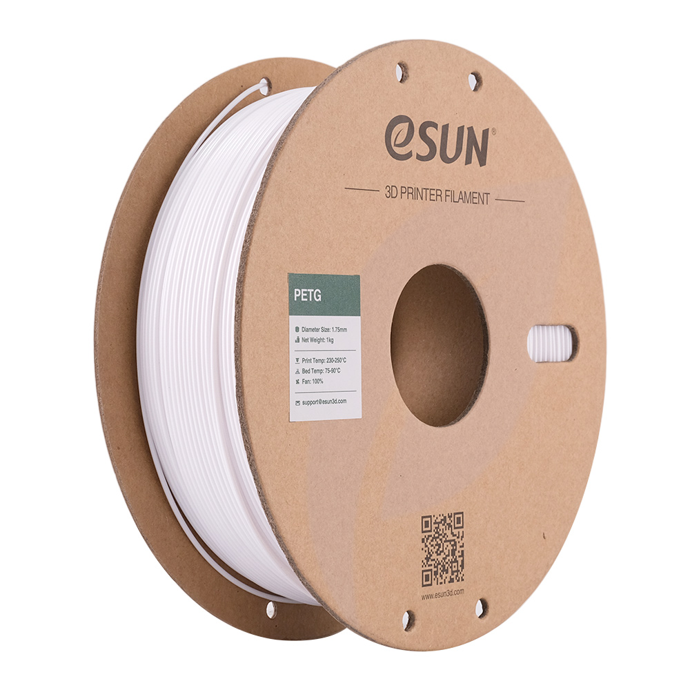 ESUN PETG Filament - 1.75mm Solid White