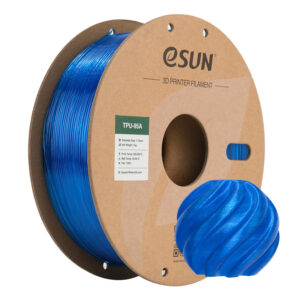 ESUN ETPU-95A Filament - Transparent Blue