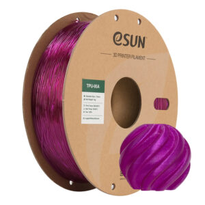 ESUN ETPU-95A Filament - Transparent Purple