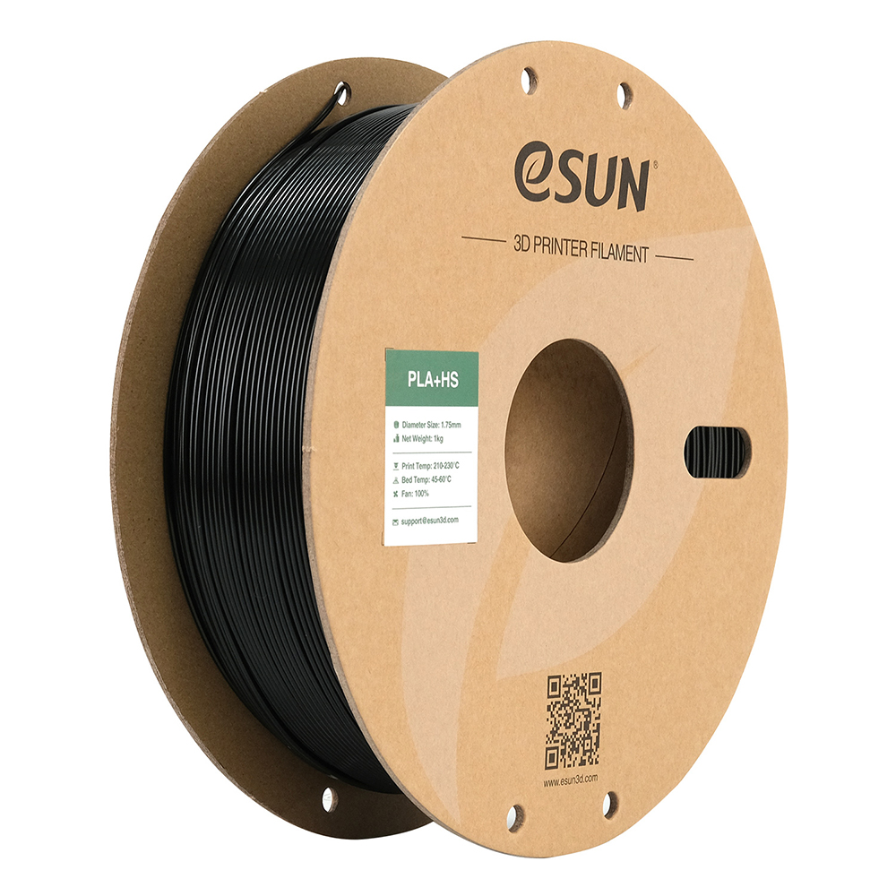 ESUN PLA+ HS-1.75mm 1Kg Filament Black