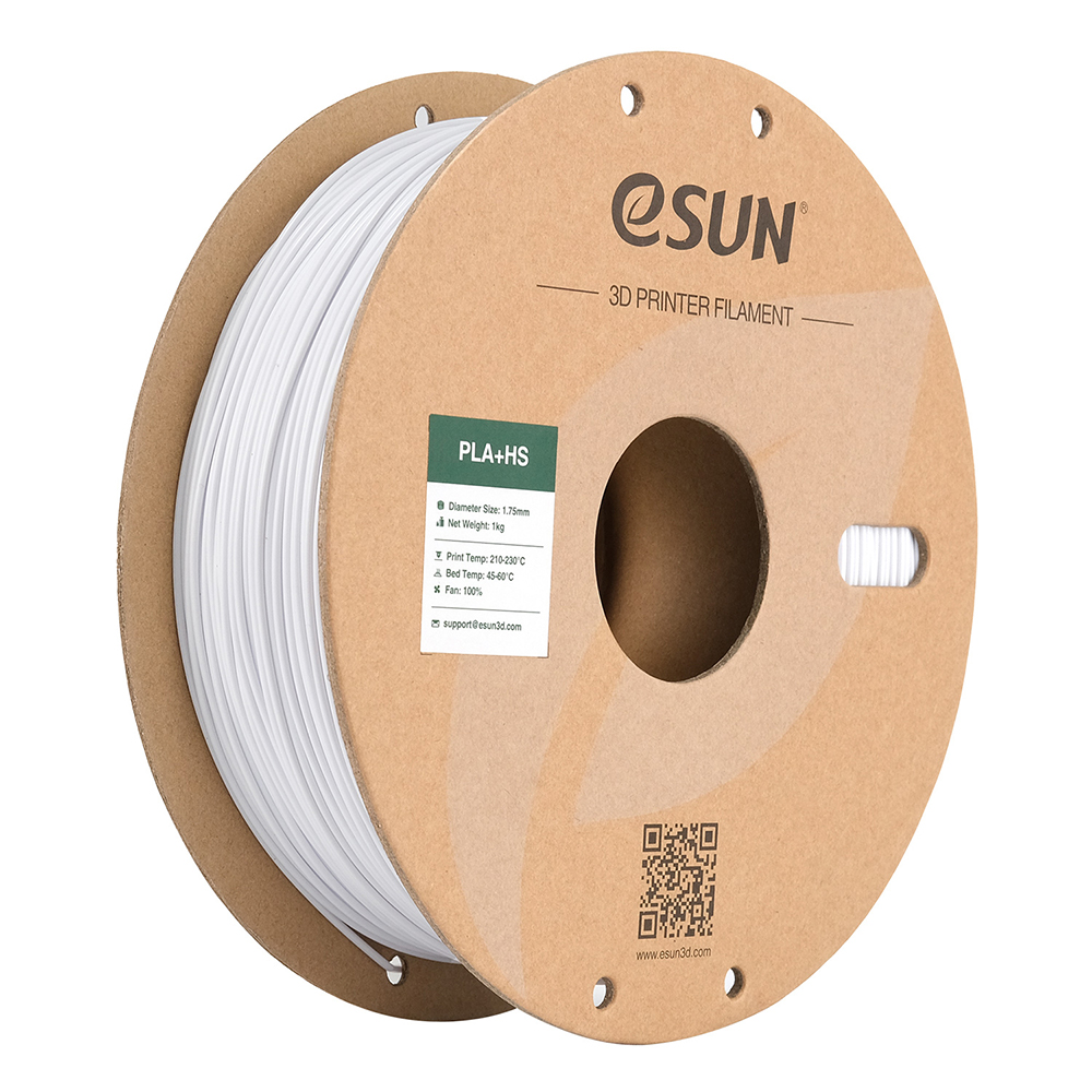 ESUN PLA+ HS-1.75mm Filament Cold White 1Kg