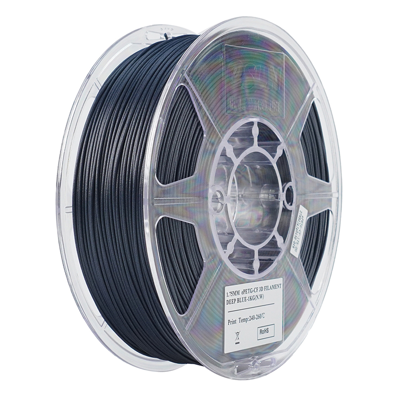 ESUN PETG-CF Filament 1.75mm Deep Blue 1Kg