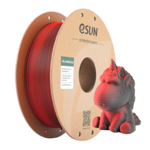 ESUN PLA MATTE Filament – 1.75mm Red Black 1Kg