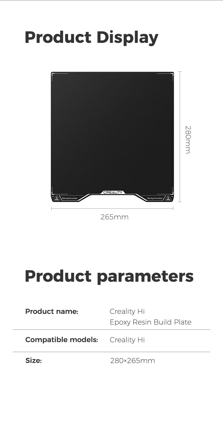 Creality Hi Epoxy Resin Build Plate - Image 2