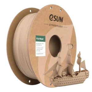 ESUN PLA Filament - 1.75mm Aspen Wood 1Kg