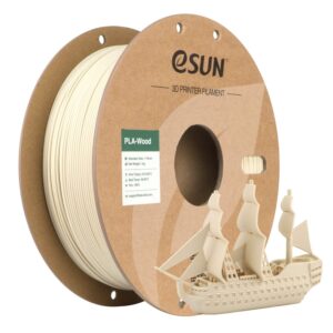ESUN PLA Filament - 1.75mm Birch Wood 1Kg